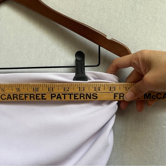 NWT Zara Lavender Ruched Mini Skirt Sz M - Picture 8 of 8